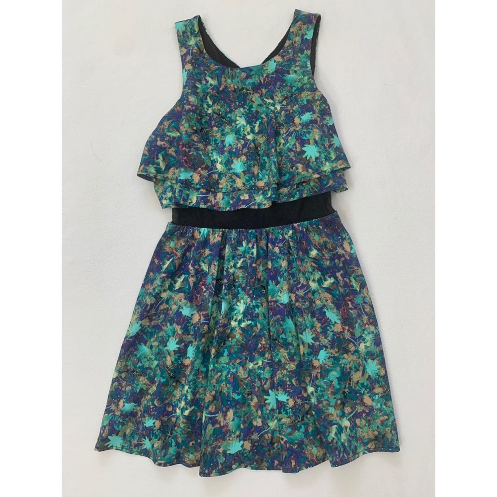 Princess Vera Wang Green Blue Dress
